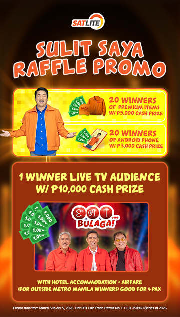satlite raffle promo