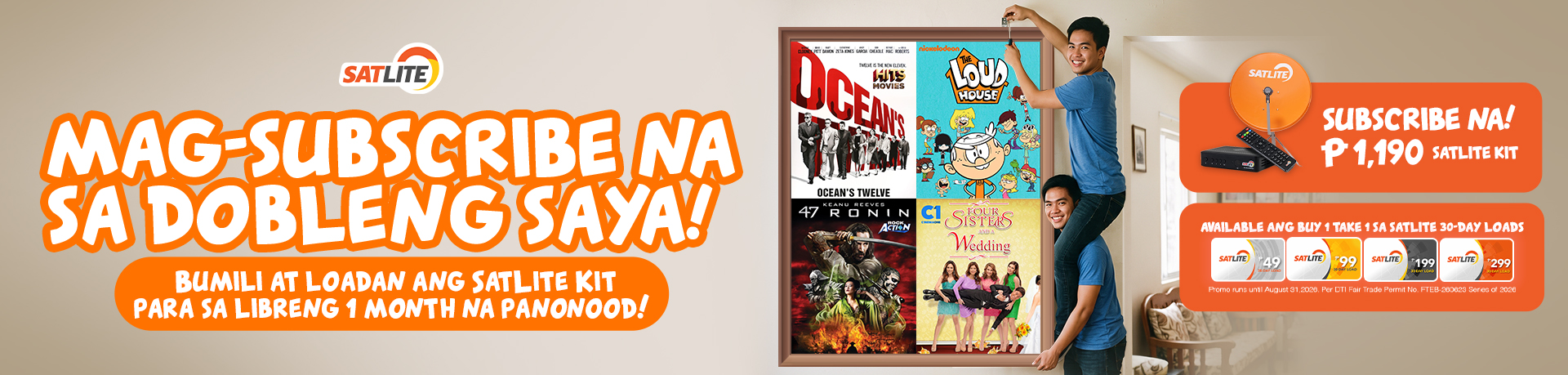 DESKTOP BANNER - Mag-subscribe na sa dobleng saya!